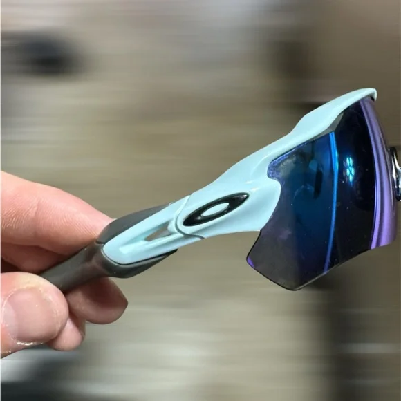 Oakley Radar EV Path Sunglasses yellow and Blue lenses - case, xtra sox - Picture 5 of 6